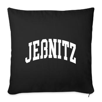 Jeßnitz - Sofa pillowcase 17,3'' x 17,3'' (45 x 45 cm) - black - Front