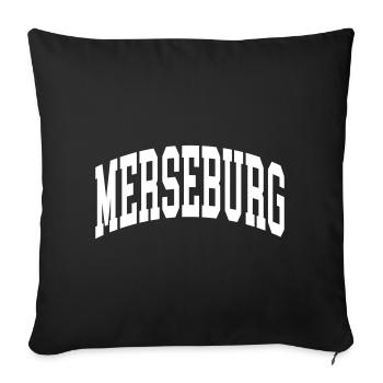 Merseburg - Sofakissenbezug 45 x 45 cm - Schwarz - Vorne