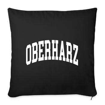 Upper Harz - Sofa pillowcase 17,3'' x 17,3'' (45 x 45 cm) - black - Front