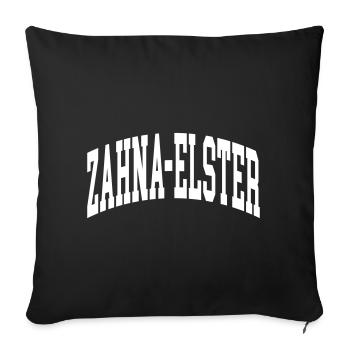 Zahna-Elster - Housse de coussin décorative 45 x 45 cm - noir - Devant