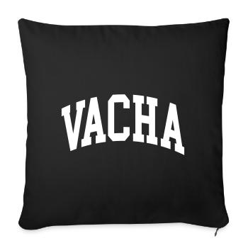 Vacha - Sofa pillowcase 17,3'' x 17,3'' (45 x 45 cm) - black - Front