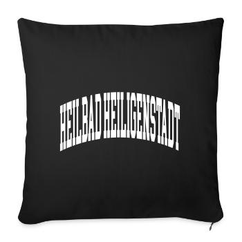 Heilbad Heiligenstadt - Housse de coussin décorative 45 x 45 cm - noir - Devant