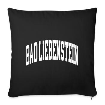 Mauvais Liebenstein - Housse de coussin décorative 45 x 45 cm - noir - Devant