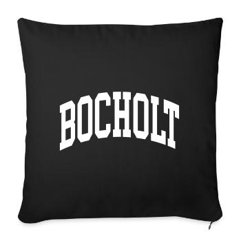 Bocholt - Housse de coussin décorative 45 x 45 cm - noir - Devant