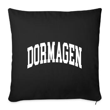 Dormagen - Sofakissenbezug 45 x 45 cm - Schwarz - Vorne