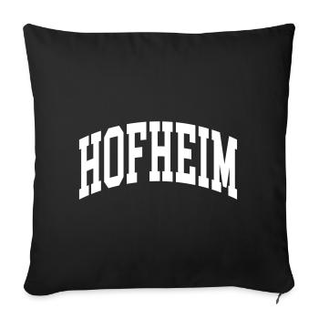 Hofheim - Housse de coussin décorative 45 x 45 cm - noir - Devant