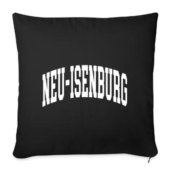Neu-Isenburg - Housse de coussin décorative 45 x 45 cm - noir - Devant