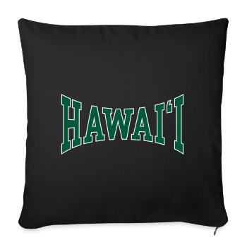 Hawaï - Housse de coussin décorative 45 x 45 cm - noir - Devant