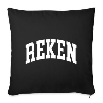Reken - Housse de coussin décorative 45 x 45 cm - noir - Devant