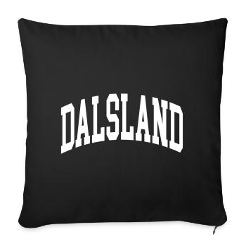 Dalsland - Sofa pillowcase 17,3'' x 17,3'' (45 x 45 cm) - black - Front