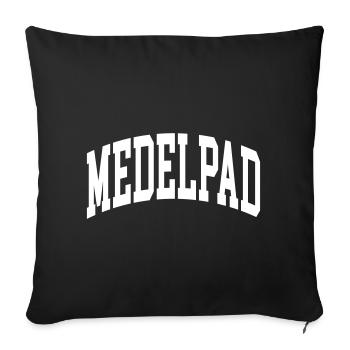 Medelpad - Sofa pillowcase 17,3'' x 17,3'' (45 x 45 cm) - black - Front