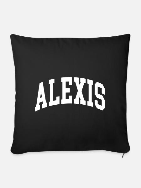 Alexis - Sofakissenbezug 45 x 45 cm - Schwarz