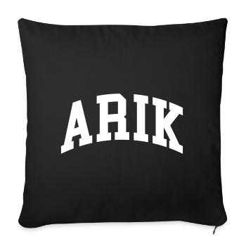 Scott - Sofa pillowcase 17,3'' x 17,3'' (45 x 45 cm) - black - Front