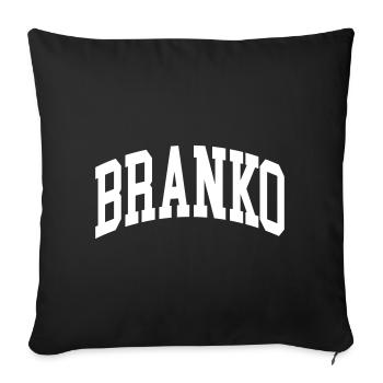 Scott - Sofa pillowcase 17,3'' x 17,3'' (45 x 45 cm) - black - Front