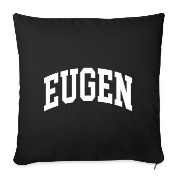 Eugene - Sofa pillowcase 17,3'' x 17,3'' (45 x 45 cm) - black - Front