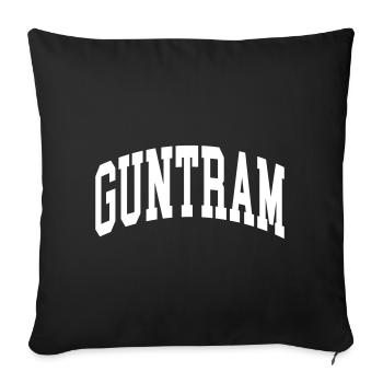 Tramway de Guntram - Housse de coussin décorative 45 x 45 cm - noir - Devant