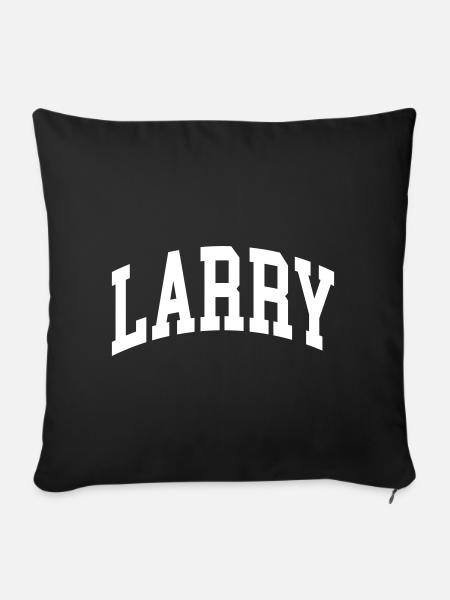 Larry - Sofakissenbezug 45 x 45 cm - Schwarz