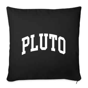 Pluto - Sofakissenbezug 45 x 45 cm - Schwarz - Vorne