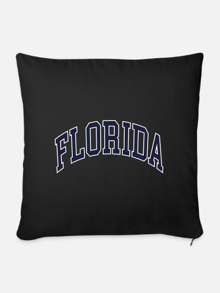 Florida - Sofakissenbezug 45 x 45 cm - Schwarz
