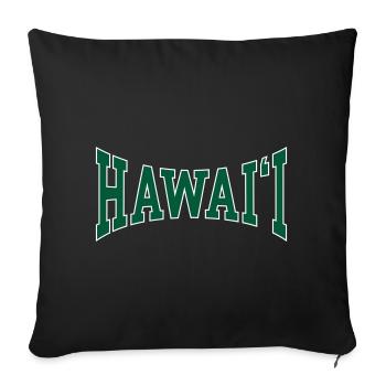 Hawaii - Sofa pillowcase 17,3'' x 17,3'' (45 x 45 cm) - black - Front