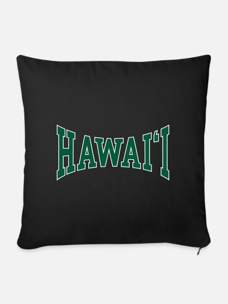Hawaii - Sofakissenbezug 45 x 45 cm - Schwarz