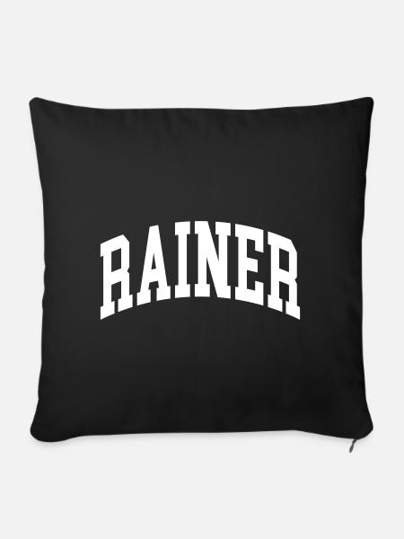 Rainer - Sofakissenbezug 45 x 45 cm - Schwarz