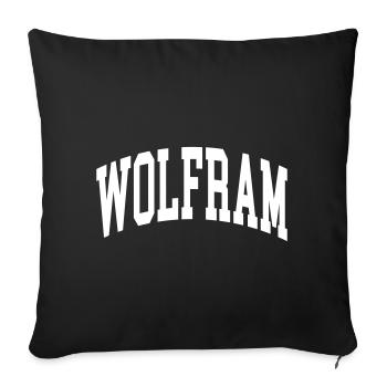 Tungstène - Housse de coussin décorative 45 x 45 cm - noir - Devant