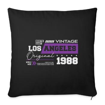 1988 Vintage Born Legend 36 Birthday - Sofa pillowcase 17,3'' x 17,3'' (45 x 45 cm) - black - Front