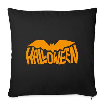 Halloween-Peitsche - Sofakissenbezug 45 x 45 cm - Schwarz - Vorne