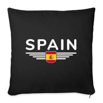 I Love Spain, Design T-Shirt Outfit - Sofa pillowcase 17,3'' x 17,3'' (45 x 45 cm) - black - Front