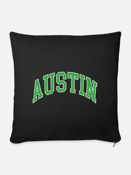 Austin - Sofakissenbezug 45 x 45 cm - Schwarz