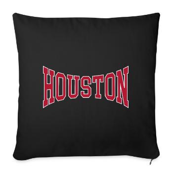 Houston - Sofa pillowcase 17,3'' x 17,3'' (45 x 45 cm) - black - Front