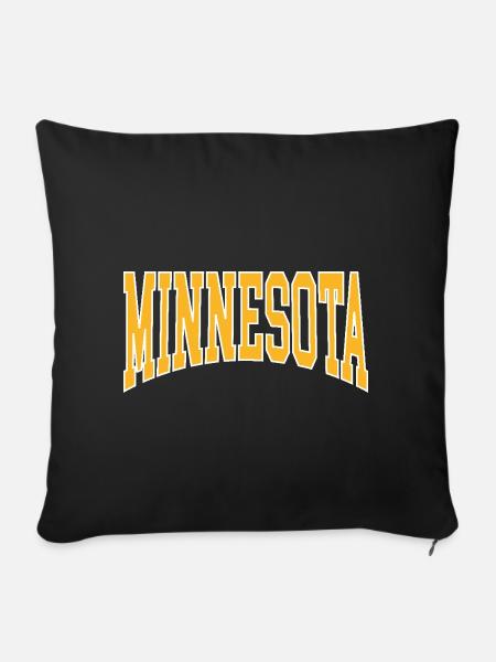Minnesota - Sofakissenbezug 45 x 45 cm - Schwarz