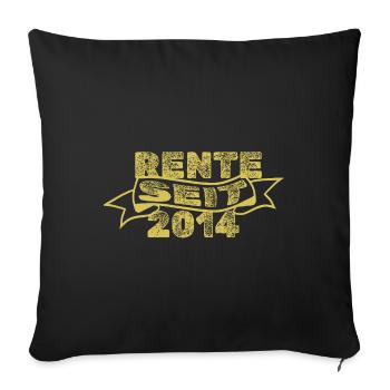 Rente 2014 - Housse de coussin décorative 45 x 45 cm - noir - Devant
