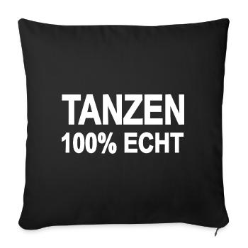 Tanzen - Sofakissenbezug 45 x 45 cm - Schwarz - Vorne
