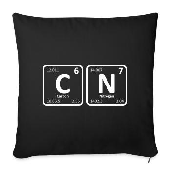 67 - Sixty Seven Meme Six Seven Chemistry Carbon - Sofa pillowcase 17,3'' x 17,3'' (45 x 45 cm) - black - Front