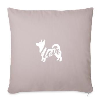 heelerlove - Sofa pillowcase 17,3'' x 17,3'' (45 x 45 cm) - light taupe - Front