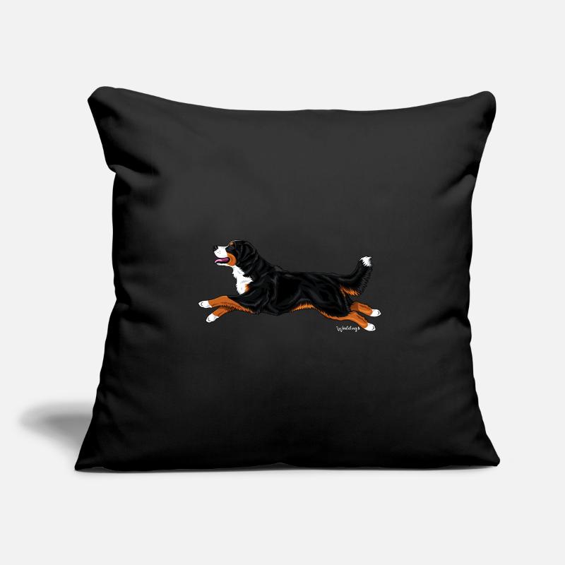 Bernese Mountain Dog Sofa pillowcase 17,3'' x 17,3'' (45 x 45 cm)
