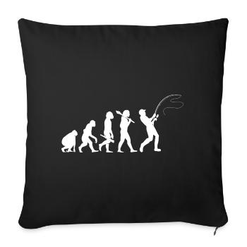 Angler Evolution - Sofa pillowcase 17,3'' x 17,3'' (45 x 45 cm) - black - Front
