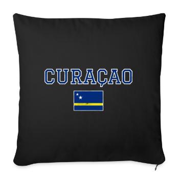 Curaçao - Sofa pillowcase 17,3'' x 17,3'' (45 x 45 cm) - black - Front