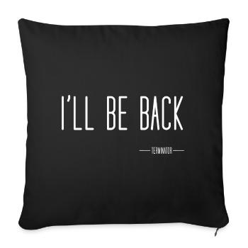 Terminator bis - Housse de coussin décorative 45 x 45 cm - noir - Devant