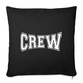 Équipage - Housse de coussin décorative 45 x 45 cm - noir - Devant