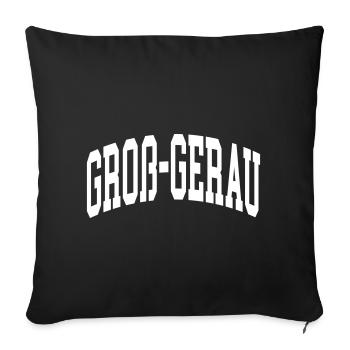 Groß-Gerau - Sofa pillowcase 17,3'' x 17,3'' (45 x 45 cm) - black - Front