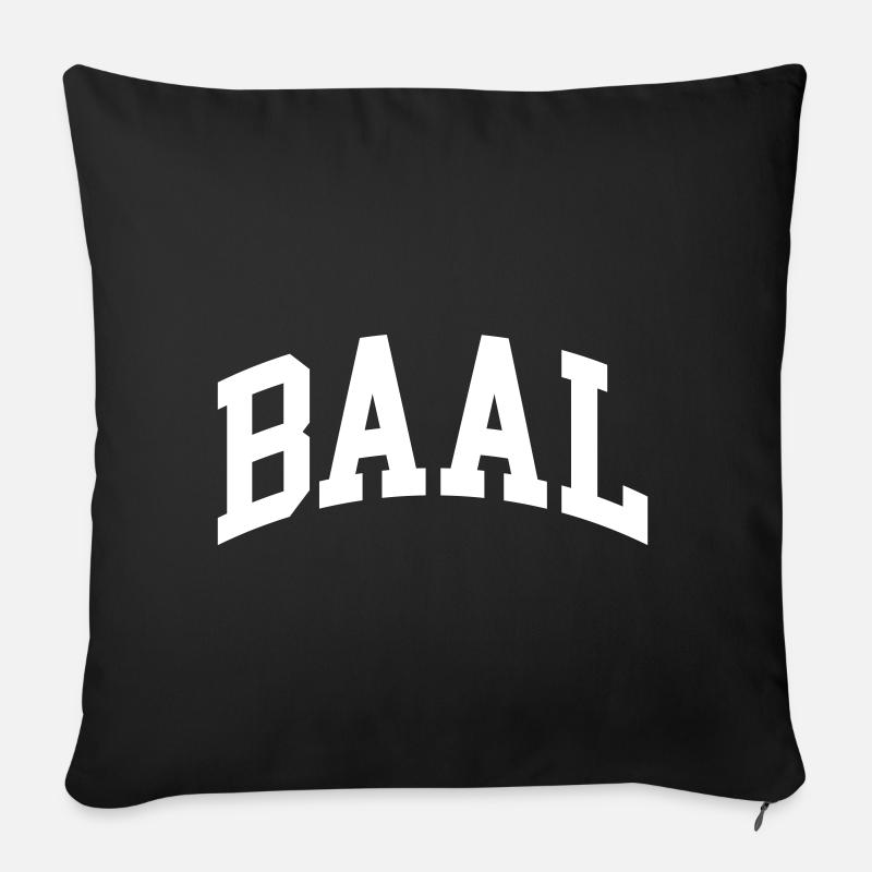 Baal - Sofakissenbezug 45 x 45 cm - Schwarz