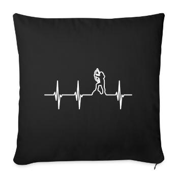 Archer Heartline - Sofa pillowcase 17,3'' x 17,3'' (45 x 45 cm) - black - Front