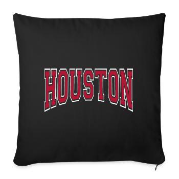 Houston - Sofa pillowcase 17,3'' x 17,3'' (45 x 45 cm) - black - Front
