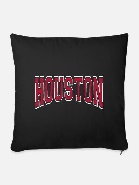 Houston - Sofakissenbezug 45 x 45 cm - Schwarz