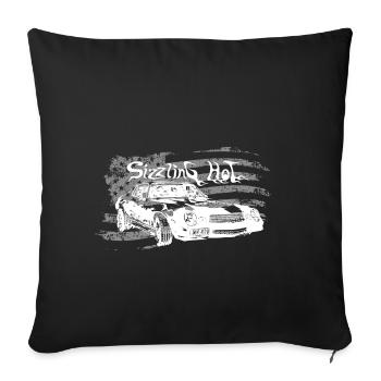 Camaro Stroker de 1979 (Diva) - Housse de coussin décorative 45 x 45 cm - noir - Devant