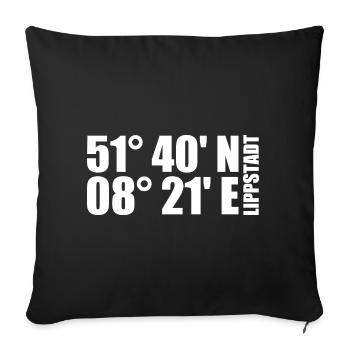 Coordonnées de Lippstadt - Housse de coussin décorative 45 x 45 cm - noir - Devant