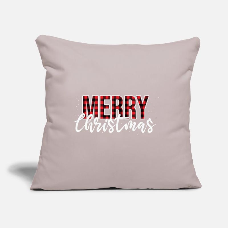 Joyeux Noël Housse de coussin décorative 45 x 45 cm